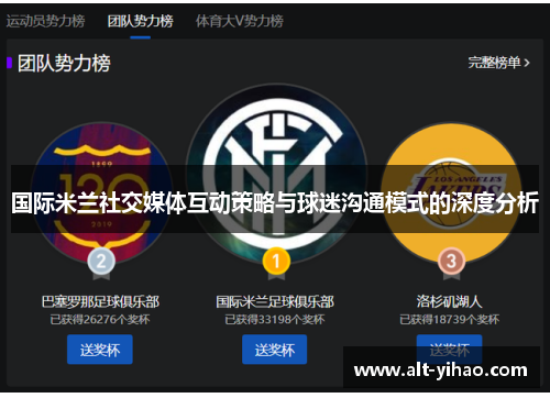 国际米兰社交媒体互动策略与球迷沟通模式的深度分析