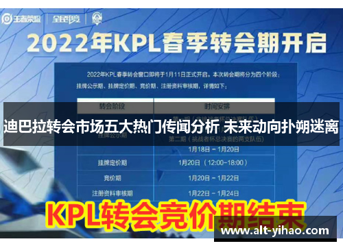 迪巴拉转会市场五大热门传闻分析 未来动向扑朔迷离
